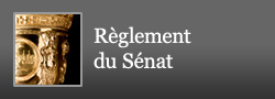 Règlement du Sénat